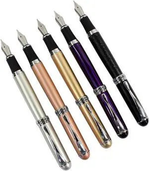 5 pcs jinhao x750 Fountain Pen Set Medium Nib Business Executive Pen 5 pcs jinhao x750 Fountain Pen Set Medium Nib Business Executive Pen