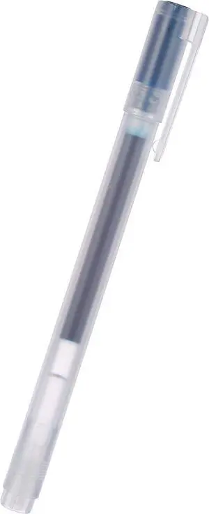 Muji Gel Ink Ballpoint Pen Cap Type 10-Pieces Set, 0.5 mm Nib Size, Blue/Black Muji Gel Ink Ballpoint Pen Cap Type 10-Pieces Set, 0.5 mm Nib Size, Blue/Black