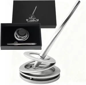 Ballpoint pen STURNIUM 3.0 EDITION.Floating and Magnetic levitating pen for Desktop decoration.Luxury hoverpen gift for men and women (Multiple colors are available) (Starlight Silver) Ballpoint pen STURNIUM 3.0 EDITION.Floating and Magnetic levitating pen for Desktop decoration.Luxury hoverpen gift for men and women (Multiple colors are available) (Starlight Silver)
