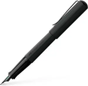 FABER-CASTELL 150572 Faber Castel Fountain Pen, EF, Extra Fine Point, Hexa, Black Matte, Dual Use, Genuine Imported FABER-CASTELL 150572 Faber Castel Fountain Pen, EF, Extra Fine Point, Hexa, Black Matte, Dual Use, Genuine Imported