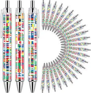 50 Pcs 2026 Soccer International Flag Pens Around The World Party Favors Multicultural Country Flags Ballpoint Pens Bulk Gifts for Students School Classroom Employees Coworkers Team Staff 50 Pcs 2026 Soccer International Flag Pens Around The World Party Favors Multicultural Country Flags Ballpoint Pens Bulk Gifts for Students School Classroom Employees Coworkers Team Staff