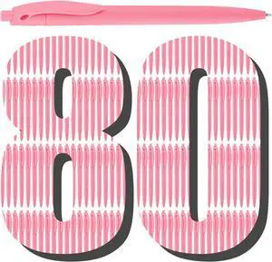 Aozora Pens Bulk 80 Pack Click Pens No Bleed,Wholesale Retractable Ballpoint Pens Medium Point,Smooth Ink Pens for Journaling School Office Supplies 1.0MM (Pink Ink) Aozora Pens Bulk 80 Pack Click Pens No Bleed,Wholesale Retractable Ballpoint Pens Medium Point,Smooth Ink Pens for Journaling School Office Supplies 1.0MM (Pink Ink)