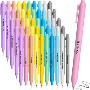Epakh 50 Pcs Funny Ballpoint Pens Bulk, Funny Pens for Work with Sayings Complain Inspirational Optimisti Motivational Quotes Gifts for Office School, Black Ink(Inspirational,Macaron Color) Epakh 50 Pcs Funny Ballpoint Pens Bulk, Funny Pens for Work with Sayings Complain Inspirational Optimisti Motivational Quotes Gifts for Office School, Black Ink(Inspirational,Macaron Color)