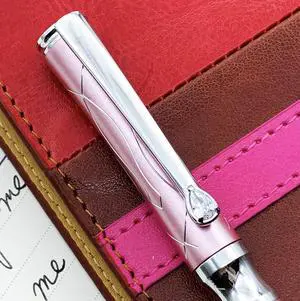 LACHIEVA LUX Nice Elegant Crystal Executive Metal Ballpoint Pen with German-made Refills, Luxury High end Writing Instruments for women-pink LACHIEVA LUX Nice Elegant Crystal Executive Metal Ballpoint Pen with German-made Refills, Luxury High end Writing Instruments for women-pink