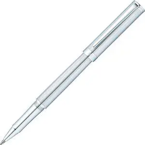 Sheaffer Intensity Engraved Chrome Rollerball Pen with Chrome Cap and Trim Sheaffer Intensity Engraved Chrome Rollerball Pen with Chrome Cap and Trim