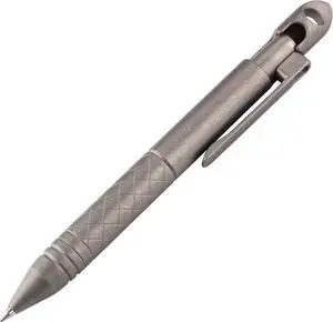 SMOOTHERPRO Titanium Bolt Action Pen with Tungsten Side for EDC Pocket Outdoor Collection Signature Office Color Stonewash (TI01BK) SMOOTHERPRO Titanium Bolt Action Pen with Tungsten Side for EDC Pocket Outdoor Collection Signature Office Color Stonewash (TI01BK)