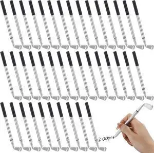 Lnrueg 200 Pcs Mini Golf Club Ballpoint Pens 1.0mm - Bulk Golf Pens for School, Office, Souvenirs, Golfing Club Props, Black Ink Lnrueg 200 Pcs Mini Golf Club Ballpoint Pens 1.0mm - Bulk Golf Pens for School, Office, Souvenirs, Golfing Club Props, Black Ink