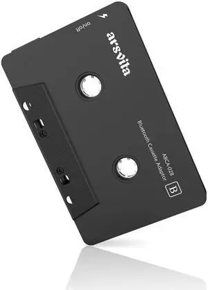 Car Audio Bluetooth Wireless Cassette Receiver, Tape Player Bluetooth 5.0 Cassette Aux Adapter, Black Car Audio Bluetooth Wireless Cassette Receiver, Tape Player Bluetooth 5.0 Cassette Aux Adapter, Black