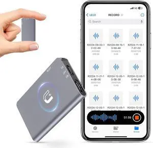 128GB Magnetic Digital Voice Recorder - 40 Hours Continuous Recording Device Voice Activated Recorder with AI-Intelligent Triple Noise Reduction - Audio Recorder Device for Lectures Meetings 128GB Magnetic Digital Voice Recorder - 40 Hours Continuous Recording Device Voice Activated Recorder with AI-Intelligent Triple Noise Reduction - Audio Recorder Device for Lectures Meetings