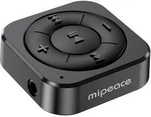 Bluetooth 5.3 Audio Receiver for Wired Headphones, Car & Speakers, Bluetooth Headphone Adapter with Built-in Mic, Clip-On & Pass-Through Charging-BK Bluetooth 5.3 Audio Receiver for Wired Headphones, Car & Speakers, Bluetooth Headphone Adapter with Built-in Mic, Clip-On & Pass-Through Charging-BK