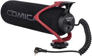 CVM-V30 LITE Video Microphone,Super-Cardioid Condenser On-Camera Shotgun Microphone for Canon Nikon Sony Panasonic DSLR Cameras,Mic for iPhone Android Smartphone with 3.5mm Jack(Red) CVM-V30 LITE Video Microphone,Super-Cardioid Condenser On-Camera Shotgun Microphone for Canon Nikon Sony Panasonic DSLR Cameras,Mic for iPhone Android Smartphone with 3.5mm Jack(Red)