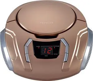 SRCD261-B-CHAMPAGNE Portable CD Player with AM/FM Radio (Champagne) SRCD261-B-CHAMPAGNE Portable CD Player with AM/FM Radio (Champagne)