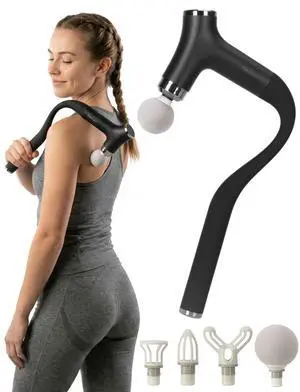 Massage Gun Deep Tissue,Ergonomic Extension 2-in-1 Detachable Handle Back Massager.Handheld Electric Percussion Muscle Massager for Shoulder, Thigh, Waist & Neck Massage Gun Deep Tissue,Ergonomic Extension 2-in-1 Detachable Handle Back Massager.Handheld Electric Percussion Muscle Massager for Shoulder, Thigh, Waist & Neck