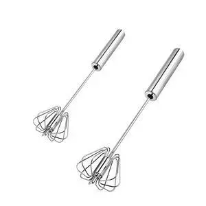 Stainless Steel Egg Whisk, Digead Hand Push Rotary Whisk Blender, whisks for cooking, Hand Push Mixer Stirrer for Blending, Whisking, Beating & Stirring (10+12in) Stainless Steel Egg Whisk, Digead Hand Push Rotary Whisk Blender, whisks for cooking, Hand Push Mixer Stirrer for Blending, Whisking, Beating & Stirring (10+12in)