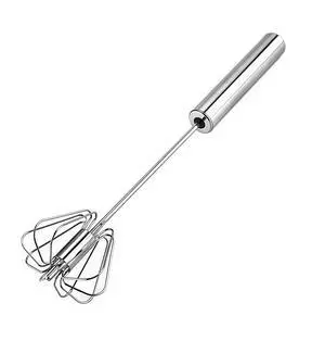 Stainless Steel Egg Whisk, Hand Push Rotary Whisk Blender, Versatile Milk Frother, Hand Push Mixer Stirrer for Blending, Whisking, Beating & Stirring (12in) Stainless Steel Egg Whisk, Hand Push Rotary Whisk Blender, Versatile Milk Frother, Hand Push Mixer Stirrer for Blending, Whisking, Beating & Stirring (12in)