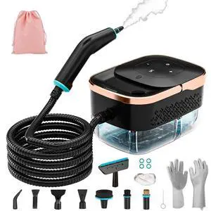 Handheld Steam Cleaner, 4 Bar Pressurized steam cleaner with 11 Accessories,15s Fast Heat-Up & 6-Level Adjustable,1500W Steamer for Cleaning Grout,Grease,Tile, Couch, Car Detailing, Windows & Floors Handheld Steam Cleaner, 4 Bar Pressurized steam cleaner with 11 Accessories,15s Fast Heat-Up & 6-Level Adjustable,1500W Steamer for Cleaning Grout,Grease,Tile, Couch, Car Detailing, Windows & Floors