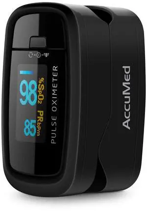 CMS-50D1 Fingertip Pulse Oximeter Blood Oxygen Sensor SpO2 for Sports and Aviation. Portable and Lightweight with LED Display, 2 AAA Batteries, Lanyard and Travel Case (Black) CMS-50D1 Fingertip Pulse Oximeter Blood Oxygen Sensor SpO2 for Sports and Aviation. Portable and Lightweight with LED Display, 2 AAA Batteries, Lanyard and Travel Case (Black)