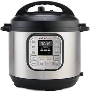 Duo 7-in-1 Mini Electric Pressure Cooker, Slow Rice Cooker, Steamer, Sauté, Yogurt Maker, Warmer & Sterilizer, Includes Free App with over 1900 Recipes, Stainless Steel, 3 Quart Duo 7-in-1 Mini Electric Pressure Cooker, Slow Rice Cooker, Steamer, Sauté, Yogurt Maker, Warmer & Sterilizer, Includes Free App with over 1900 Recipes, Stainless Steel, 3 Quart