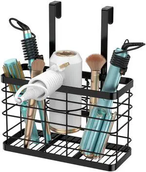 Hair Tool Organizer - Blow Dryer & Hair Dryer Holder Cabinet Door, Bathroom Organizer & Storage Basket for Styling Tools Hair Tool Organizer - Blow Dryer & Hair Dryer Holder Cabinet Door, Bathroom Organizer & Storage Basket for Styling Tools