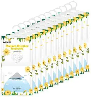 Moisture Absorber -12 Pack,Fresh Scent Hanging Humidity Bag,Home,Car, and Closet Dehumidifiers(12.5OZ). Moisture Absorber -12 Pack,Fresh Scent Hanging Humidity Bag,Home,Car, and Closet Dehumidifiers(12.5OZ).