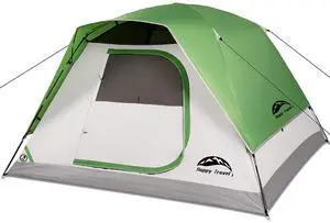 Camping Tent, 4/6 Person Dome Tents for Camping with Rainfly, Waterproof Clip Easy Setup Portable Family Tent with Mesh Windows, 20% More Headroom Backpacking Tents for Camping & Hiking Camping Tent, 4/6 Person Dome Tents for Camping with Rainfly, Waterproof Clip Easy Setup Portable Family Tent with Mesh Windows, 20% More Headroom Backpacking Tents for Camping & Hiking