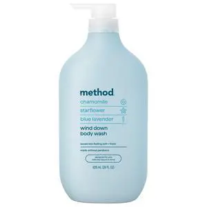 method Body Wash, Wind Down - Leaves Skin Feeling Soft & Moisturized, Made Without Parabens, Notes of Chamomile, Starflower & Blue Lavender, 28 Fl Oz method Body Wash, Wind Down - Leaves Skin Feeling Soft & Moisturized, Made Without Parabens, Notes of Chamomile, Starflower & Blue Lavender, 28 Fl Oz