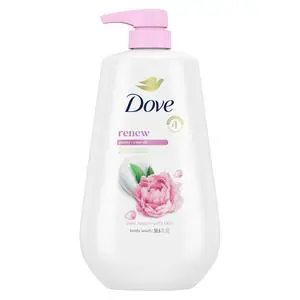 Dove 24hr Lotion Body Wash new Peony & Rose Oil, 30.6 oz | Hydrating body wash with MicroMoisture for 24-hour soft, healthy-looking skin Dove 24hr Lotion Body Wash new Peony & Rose Oil, 30.6 oz | Hydrating body wash with MicroMoisture for 24-hour soft, healthy-looking skin