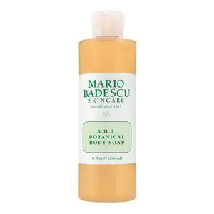 Mario Badescu AHA Botanical Body Wash Moisturizing, Clarifying and Gentle Exfoliating Wash for Brighter, Softer and Smoother Skin, Body Soap Infused with Glycolic Acid & Fruit Enzymes, 8 Fl Oz Mario Badescu AHA Botanical Body Wash Moisturizing, Clarifying and Gentle Exfoliating Wash for Brighter, Softer and Smoother Skin, Body Soap Infused with Glycolic Acid & Fruit Enzymes, 8 Fl Oz