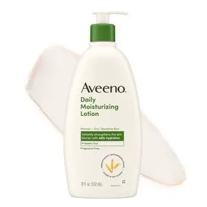 Daily Moisturizing Body Lotion for Normal to Dry Skin, Moisturizer with Soothing Prebiotic Oat, Non Greasy, Non Comedogenic, Fragrance Free Body Lotion for Women & Men, 18 Fl Oz Daily Moisturizing Body Lotion for Normal to Dry Skin, Moisturizer with Soothing Prebiotic Oat, Non Greasy, Non Comedogenic, Fragrance Free Body Lotion for Women & Men, 18 Fl Oz