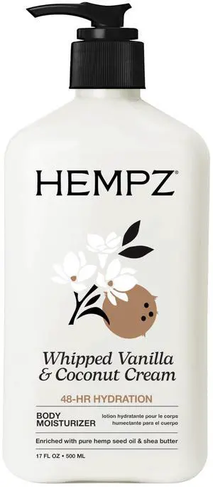 Whipped Vanilla & Coconut Cream Body & Hand Lotion, Vegan Formula, for Men or Women, 17 oz. Whipped Vanilla & Coconut Cream Body & Hand Lotion, Vegan Formula, for Men or Women, 17 oz.