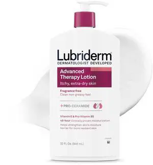 Advanced Therapy Body Lotion, Fragrance-Free Lotion for Extremely Dry Skin, Pro-Ceramide Hydration for Itchy, Dry, Sensitive Skin, Hand and Body Lotion, Non-Greasy, Hypoallergenic, 32 Fl Oz Advanced Therapy Body Lotion, Fragrance-Free Lotion for Extremely Dry Skin, Pro-Ceramide Hydration for Itchy, Dry, Sensitive Skin, Hand and Body Lotion, Non-Greasy, Hypoallergenic, 32 Fl Oz
