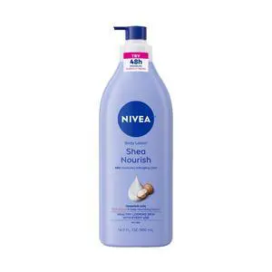 Shea Nourish Body Lotion for Dry Skin with Hyaluronic Acid, Shea Butter and Deep Nourishing Serum, 48-Hour Body Moisturizer, 16.9 Fl Oz Pump Bottle Shea Nourish Body Lotion for Dry Skin with Hyaluronic Acid, Shea Butter and Deep Nourishing Serum, 48-Hour Body Moisturizer, 16.9 Fl Oz Pump Bottle