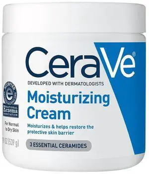 Moisturizing Cream, Body and Face Moisturizer for Dry Skin, Body Cream with Hyaluronic Acid and Ceramides, Daily Moisturizer, Oil-Free, Fragrance Free, Non-Comedogenic, 19 Ounce Moisturizing Cream, Body and Face Moisturizer for Dry Skin, Body Cream with Hyaluronic Acid and Ceramides, Daily Moisturizer, Oil-Free, Fragrance Free, Non-Comedogenic, 19 Ounce