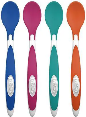 Designed to Nourish TempCheck Spoons, 4-Pack, Blue Designed to Nourish TempCheck Spoons, 4-Pack, Blue