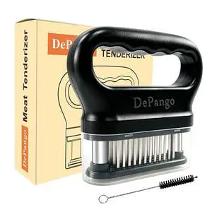 Meat Tenderizer, Meat Tenderizer Tool for Steak Chicken, Kitchen Gadgets Gifts for Mom Dad Husband, Tenderizer with 48 Stainless Steel Needle Blades and Cleaning Brush Meat Tenderizer, Meat Tenderizer Tool for Steak Chicken, Kitchen Gadgets Gifts for Mom Dad Husband, Tenderizer with 48 Stainless Steel Needle Blades and Cleaning Brush