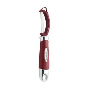Professional Euro Vegetable Peeler with Ergonomic Handle, Razor-Sharp Swivel Blade, Red - Dishwasher Safe Potato Peeler for Kitchen, Fruits, Vegetables, and Cheese Professional Euro Vegetable Peeler with Ergonomic Handle, Razor-Sharp Swivel Blade, Red - Dishwasher Safe Potato Peeler for Kitchen, Fruits, Vegetables, and Cheese