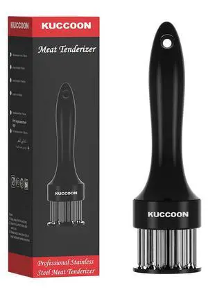 Meat Tenderizer Tool Stainless Steel Needle Ultra Sharp 24 Blades Tenderizer Tool for Tenderizing Beef Chicken Steak Veal Pork Meat Tenderizer Tool Stainless Steel Needle Ultra Sharp 24 Blades Tenderizer Tool for Tenderizing Beef Chicken Steak Veal Pork