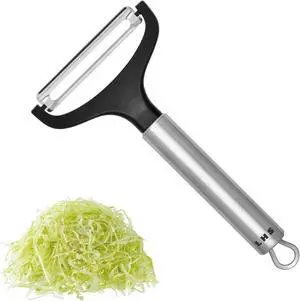 Cabbage Peeler for Kitchen, Wide Mouth Vegetable Peeler, Stainless Steel Fruit Shredder Slicer with Non-Slip Handle and Sharp Blade Cabbage Peeler for Kitchen, Wide Mouth Vegetable Peeler, Stainless Steel Fruit Shredder Slicer with Non-Slip Handle and Sharp Blade