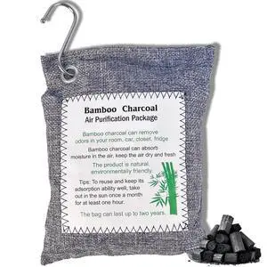 Bamboo Charcoal Air Purifying Bag, Activated Charcoal Odor Absorber Moisture Absorber Car Fresheners Odor Eliminator for Home Car Closet Refrigerator Shoe Smell Remover Gym Bag Deodorizer, Grey Bamboo Charcoal Air Purifying Bag, Activated Charcoal Odor Absorber Moisture Absorber Car Fresheners Odor Eliminator for Home Car Closet Refrigerator Shoe Smell Remover Gym Bag Deodorizer, Grey
