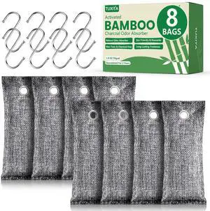 8Pack Activated Charcoal Odor Absorber, Odor Eliminator for Strong 0dor,Shoe Deodorizer,Bamboo Charcoal Air Purifying For in Car,Closet,Shoe, Basement(50g/1.77oz Each) 8Pack Activated Charcoal Odor Absorber, Odor Eliminator for Strong 0dor,Shoe Deodorizer,Bamboo Charcoal Air Purifying For in Car,Closet,Shoe, Basement(50g/1.77oz Each)