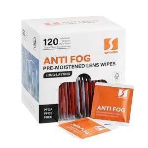 Anti Fog Wipes for Glasses, Pre-moistened Individually Wrapped Lens Wipes for Eyeglasses, Sunglasses, SKI Goggles, Face Shields (120 Count) Anti Fog Wipes for Glasses, Pre-moistened Individually Wrapped Lens Wipes for Eyeglasses, Sunglasses, SKI Goggles, Face Shields (120 Count)