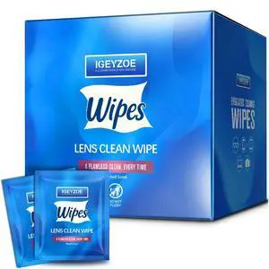 220 PCS Lens Wipes for Eyeglasses, Individually Wrapped Pre-moistened Cleaning Wipes, Scratch-Free Streak-Free Formula for Sunglasses Camera Lens Goggles, Portable Optical Wipes (Blue-Bluebell Scent) 220 PCS Lens Wipes for Eyeglasses, Individually Wrapped Pre-moistened Cleaning Wipes, Scratch-Free Streak-Free Formula for Sunglasses Camera Lens Goggles, Portable Optical Wipes (Blue-Bluebell Scent)