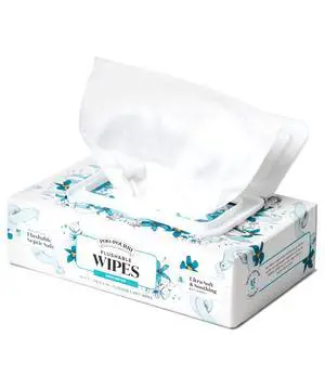 Unscented Flushable Wipes - Made with Plant Based Fibers, Aloe, Vitamin E, Chamomile, and Oat Extract - Adult Wet Wipes - 50 count Dispenser Box - Sewer & Septic Safe - Sensitive Skin Safe Unscented Flushable Wipes - Made with Plant Based Fibers, Aloe, Vitamin E, Chamomile, and Oat Extract - Adult Wet Wipes - 50 count Dispenser Box - Sewer & Septic Safe - Sensitive Skin Safe