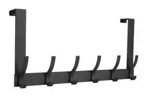 Over The Door Hooks, Door Hanger Hooks for Hanging, Towel Racks for Bathroom with 12 Coat Hook, Coat Rack College Dorm Essentials Bathroom Accessories1 Pack, Black Over The Door Hooks, Door Hanger Hooks for Hanging, Towel Racks for Bathroom with 12 Coat Hook, Coat Rack College Dorm Essentials Bathroom Accessories1 Pack, Black