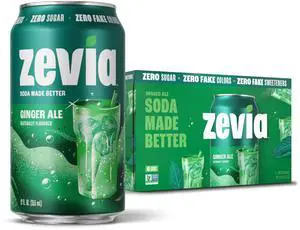 Zero Calorie Soda, Ginger Ale, 12 Ounce Cans (Pack of 6) Zero Calorie Soda, Ginger Ale, 12 Ounce Cans (Pack of 6)