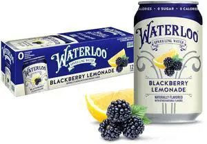 Blackberry Lemonade Naturally Flavored, 12 Fl Oz Cans (Pack of 12) Zero Calories and Zero Sugar or Sweeteners Blackberry Lemonade Naturally Flavored, 12 Fl Oz Cans (Pack of 12) Zero Calories and Zero Sugar or Sweeteners