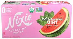 Organic Watermelon Mint Sparkling Water 8 Pack, 12 FZ Organic Watermelon Mint Sparkling Water 8 Pack, 12 FZ