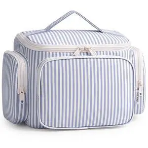 Hanging Travel Toiletry Bag for Women, Large Makeup Bag, Wide Open Cosmetic Bag, Multiple Organized Pocket, Wet Pocket for Towel, Portable Bathroom Travel Bag for Toiletries, Essentials Hanging Travel Toiletry Bag for Women, Large Makeup Bag, Wide Open Cosmetic Bag, Multiple Organized Pocket, Wet Pocket for Towel, Portable Bathroom Travel Bag for Toiletries, Essentials