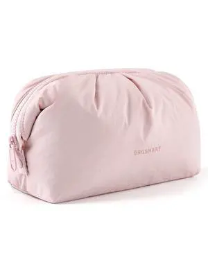 Makeup Bag Travel Toiletry Bag, Cute Make Up Bag, Large Capacity Cosmetic Bags for Women, Wide-open Makeup Pouch Travel Essentials Toiletries Accessories Brushes (Pink) Makeup Bag Travel Toiletry Bag, Cute Make Up Bag, Large Capacity Cosmetic Bags for Women, Wide-open Makeup Pouch Travel Essentials Toiletries Accessories Brushes (Pink)