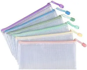10 Pack Small Mesh Zipper Pouch Bags A6 Size 10 Pack Small Mesh Zipper Pouch Bags A6 Size
